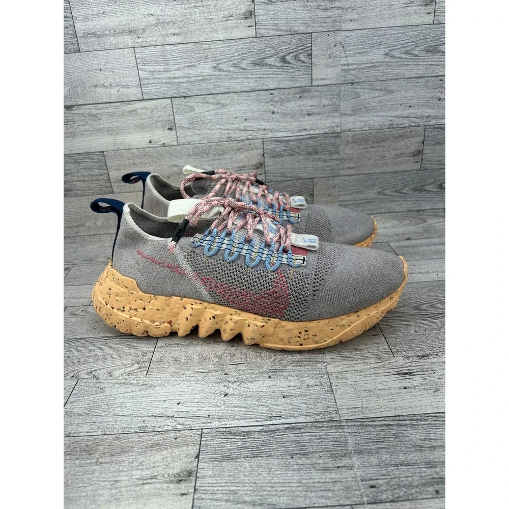 Nike Space Hippie 01‎ Wolf Grey Crater Foam Sneakers DJ3056-003 Mens 8